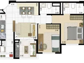 Imagem Residencial Capital Augusta São Paulo, 1 e 2 dormitórios em São Paulo, apartamento 2 quartos em São Paulo SP, apartamento pronto para morar em SP