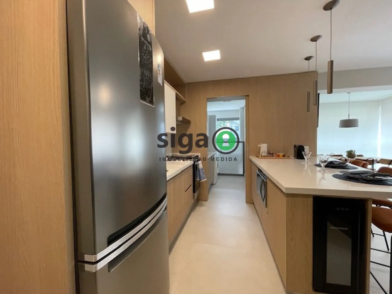 Imagem Apartamento mobiliado para VENDA com 2 dorms, sendo 1 suite, 1 vg com vista eterna para o Jd Europa