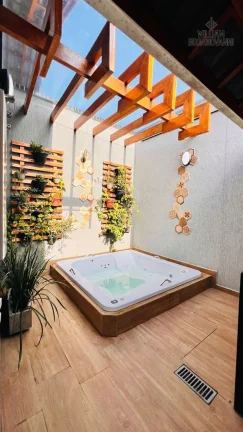 Imagem Casa Geminada Alto Padrão - Praia Grande | 3 Dormitórios (2 Suítes) | 115m²