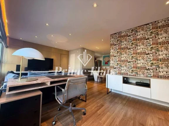 Imagem Flat disponível para locação no Condomínio Maxhaus Itaim, com 70m², 1 dormitório e 1 vaga de garagem