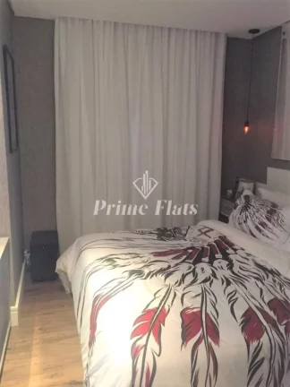 Imagem Flat disponível para venda no Estanplaza Funchal Faria Lima, com 28m², 1 dormitório e 1 vaga