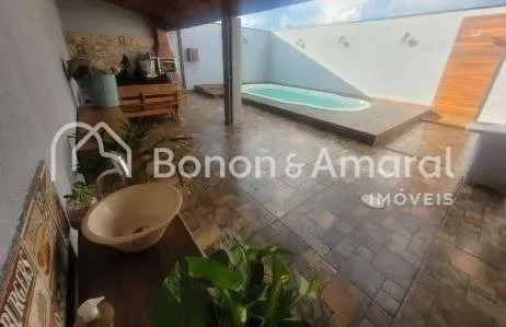 Imagem Casa com 2 quartos, 2 banheiros e piscina no residencial Pazetti em Paulínia