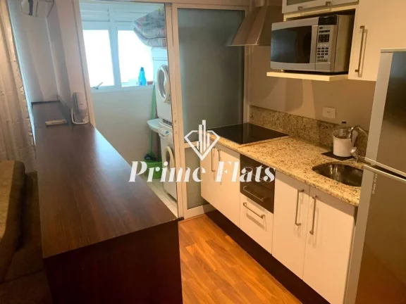 Imagem Flat disponível para venda no Edifício Mandarim no Brooklin, com 50m², 1 dormitório e 1 vaga