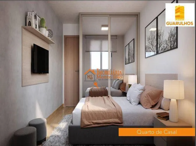 Imagem Apartamento com 2 dormitórios à venda, 37 m² por R$ 248.990,00 - Vila Nova Bonsucesso - Guarulhos/SP