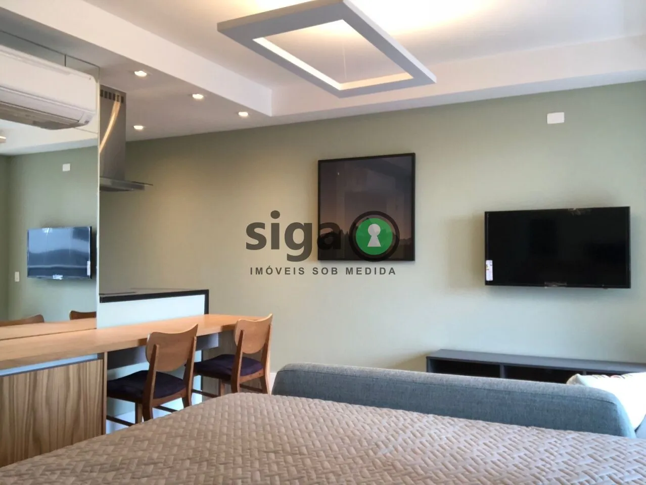 Imagem Apartamento 1 quarto, 1 vaga de garagem, 43m², para locação Brooklin - São Paulo/SP