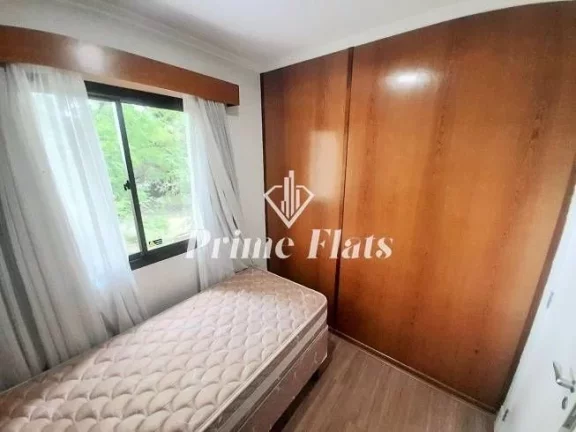 Imagem Flat disponível para locação no Quality Suítes Long Stay Vila Olímpia, com 48m², 2 dormitórios e 1 vaga