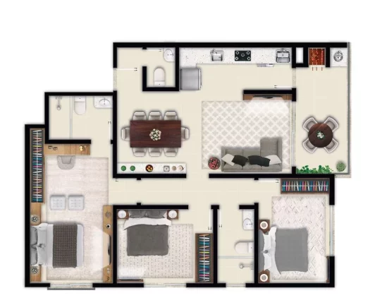 Imagem Acqua - Residencial - Apartamento à venda no bairro Pagani - Palhoça/SC