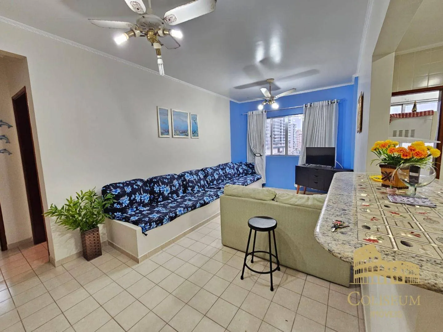 Imagem Apartamento com 1 dormitório à venda, 54 m² por R$ 300.000,00 - Ocian - Praia Grande/SP