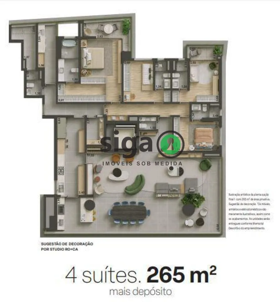 Imagem Apartamento para venda no Brooklin, São Paulo - SP