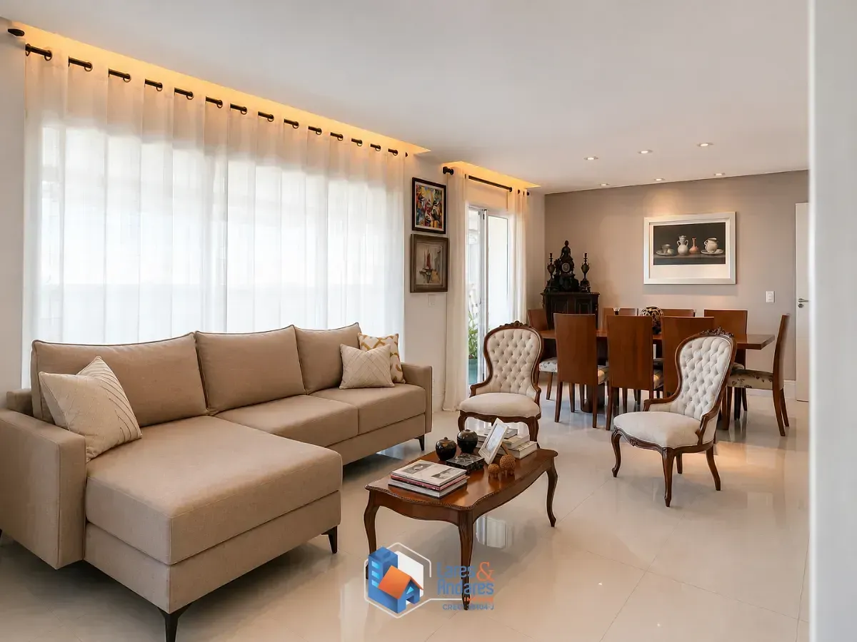 Imagem Apartamento para venda em Vila Romana com 3 quartos, sendo 3 suítes, 316m²