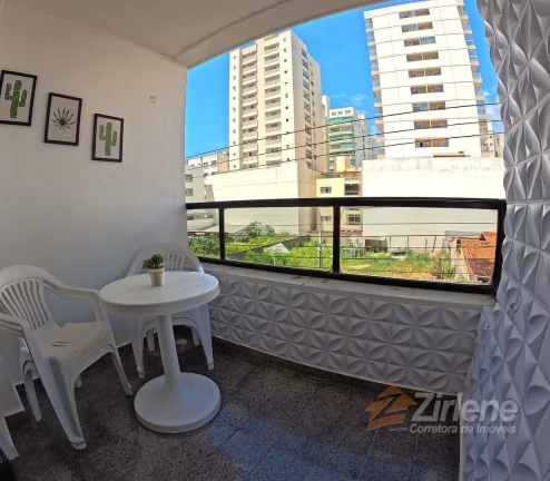 Imagem Apartamento de frente com área lateral na av praiana