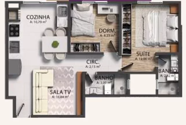 Imagem Galiano Residence - Apartamento à venda no bairro Morretes - Itapema/SC
