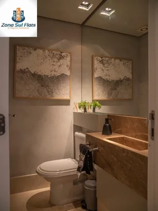 Imagem Apartamento à Venda No Brooklin Com 3 Dormitórios Sendo 2 Suítes e 2 Vagas