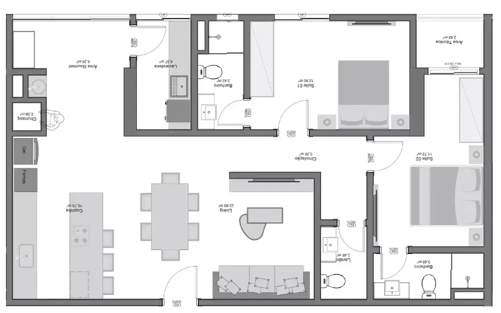 Imagem APARTAMENTO RESIDENCIAL em Porto Belo - SC, Perequê