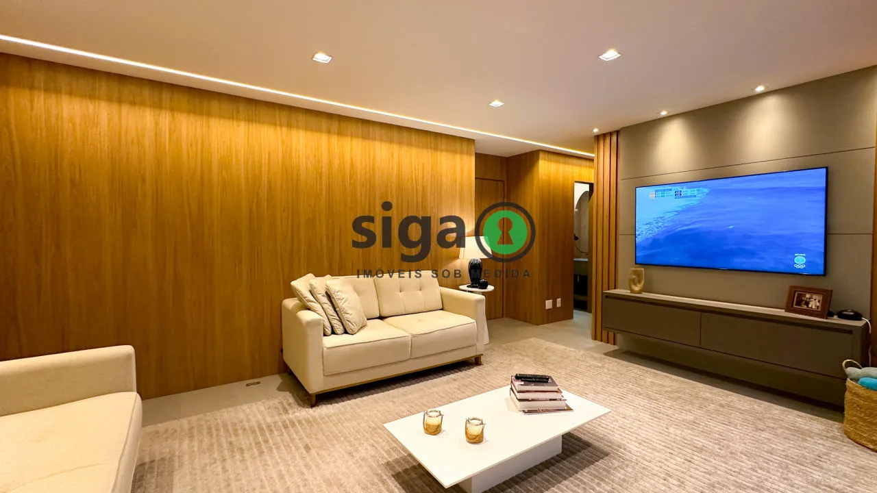 Imagem Apartamento Novo Sky Park 125 m² Tatuapé Mobiliado e Decorado