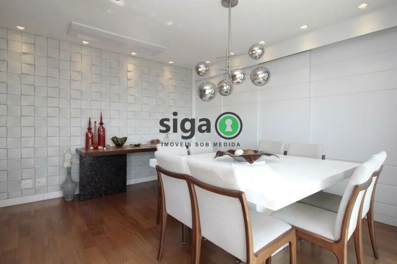 Imagem Apartamento à venda no Brooklin | 167m² | Andar alto | 3 suítes | Varanda gourmet | Alto padrão