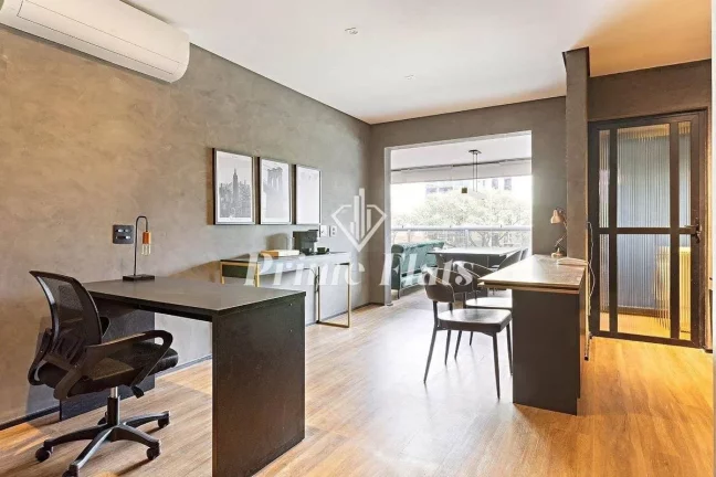 Imagem Flat disponível para locação no Horizonte JK Residencial na Vila Nova Conceição, com 62m², 1 dormitório e 1 vaga