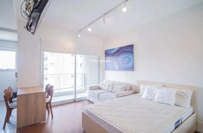 Imagem Studio para locação no Brooklin com 1 suíte, 1 banheiro, 1 vaga, 36m².