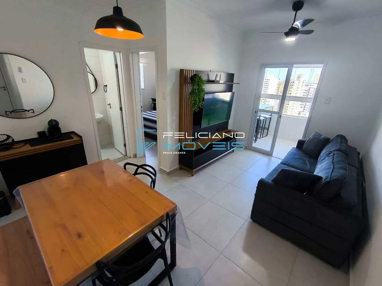 Imagem Apartamento com 1 quarto, Aviação, Praia Grande - R$ 549 mil, Cod: 7520