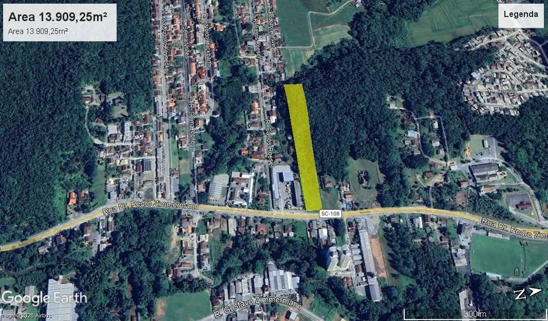 Foto do imóvel Terreno Itoupava Central em Joinville SC