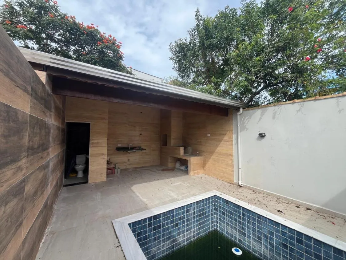 Imagem CASA NOVA 3 DORM COM PISCINA LADO PRAIA NO BOPIRANGA EM ITANHAEM