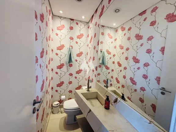 Imagem Apartamento Cobertura Duplex com 3 dormitórios e 2 vagas demarcadas - Marapé / Santos