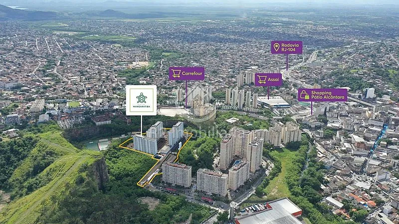 Imagem Mar de Mangaratiba em Alcantara 2 com quartos com suite