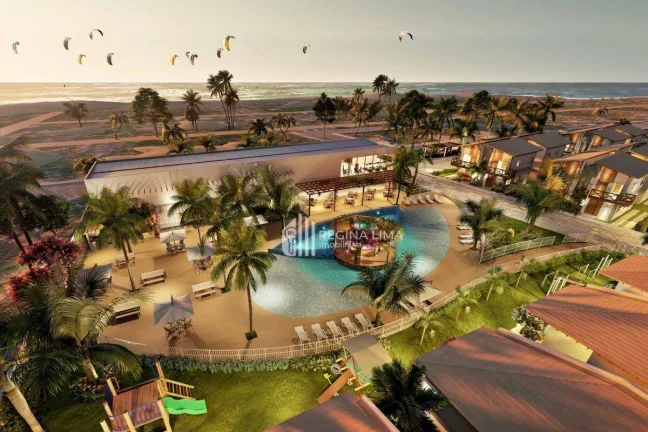 Imagem Casa duplex em condomínio fechado, 3 dormitórios à venda por R$ 333.930,90 - Condomínio MARAMAR BEACH HOUSE - Vista do Atlântico - Luís Correia/PI