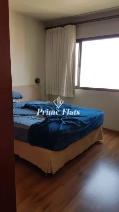 Imagem Flat disponível para venda no Saint Moritz Flat Service, com 48m², 1 dormitório e 1 vaga