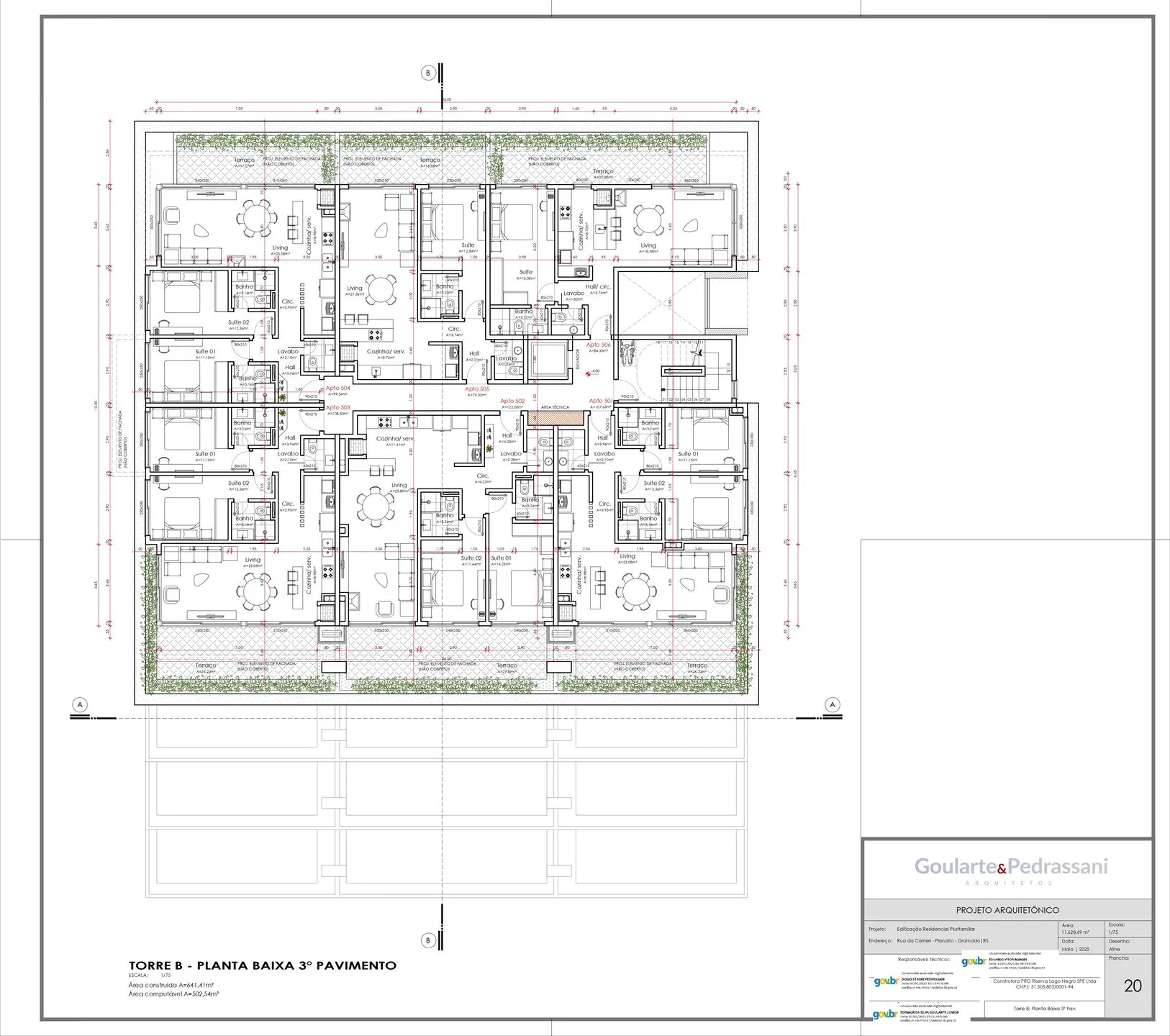 Imagem Apartamento à venda em Gramado, Planalto, com 3 quartos, 132.56m2