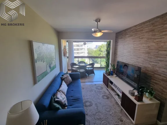 Imagem Apartamento à venda no Recreio dos Bandeirantes, Rio de Janeiro-RJ, com 3 quartos, 1 suíte, 3 salas , 3 vagas e 91m² de área. Varanda