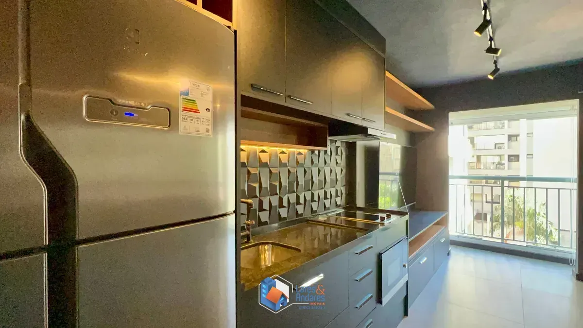 Imagem Studio para venda e locação em Pinheiros com 1 quarto, sendo 1 suíte, 31m²