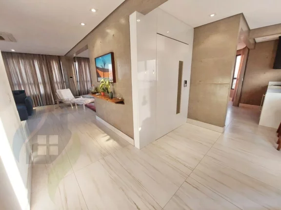 Imagem Apartamento Alto Padrão com 3 suítes, 4 banheiros, 4 vagas, com 190m² em Bairro Jardim, Santo André