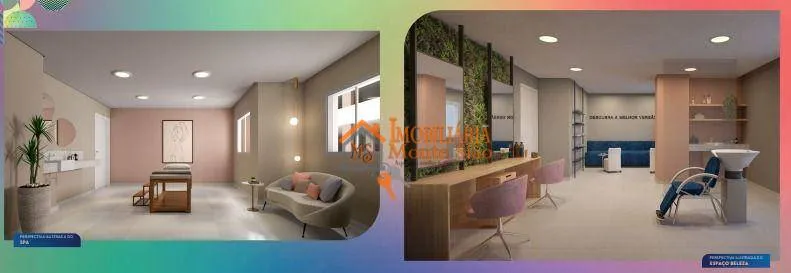 Imagem Apartamento com 2 dormitórios à venda, 43 m² por R$ 339.000,00 - Vila Augusta - Guarulhos/SP