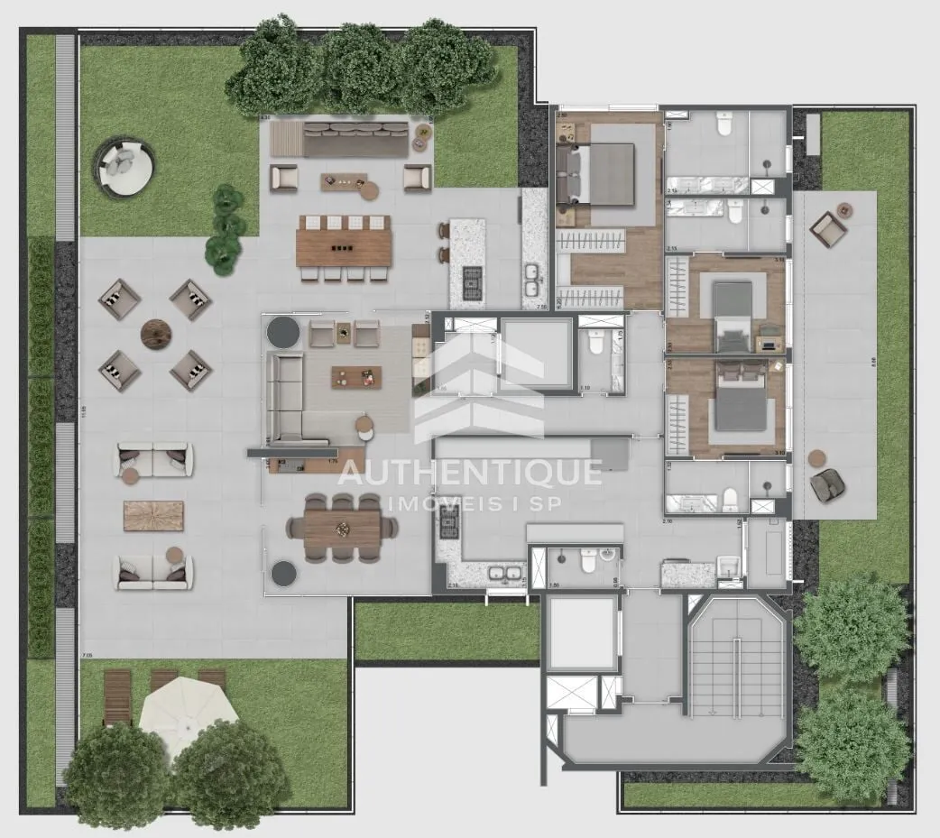 Imagem TUMIARU 120 IBIRAPUERA - Apartamento no Ibirapuera à venda