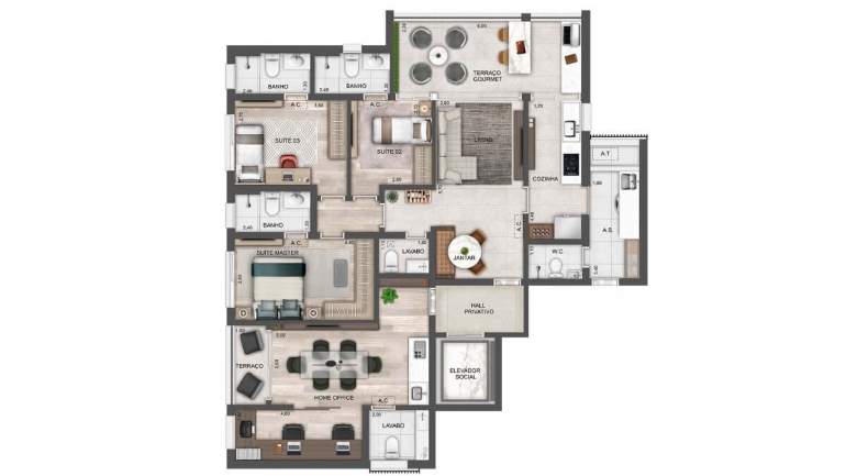 Imagem Apartamento com 3 Quartos à Venda, 142 m² em Perdizes - São Paulo