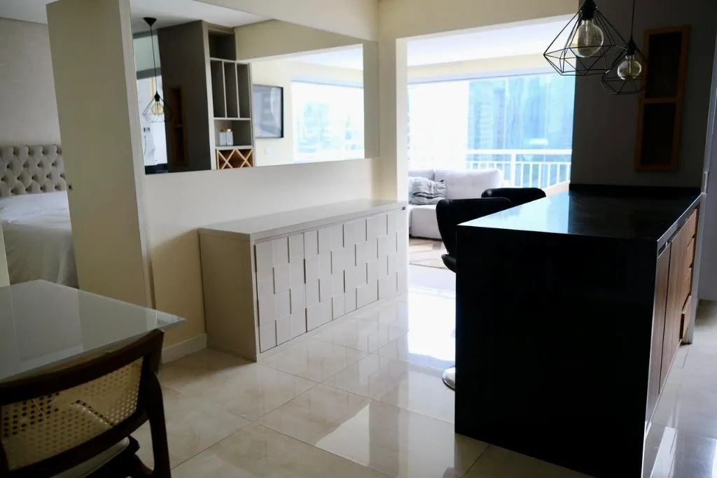 Imagem Apartamento para locação com 1 quarto e vaga na Vila Nova Conceição - Condomínio Horizonte JK.