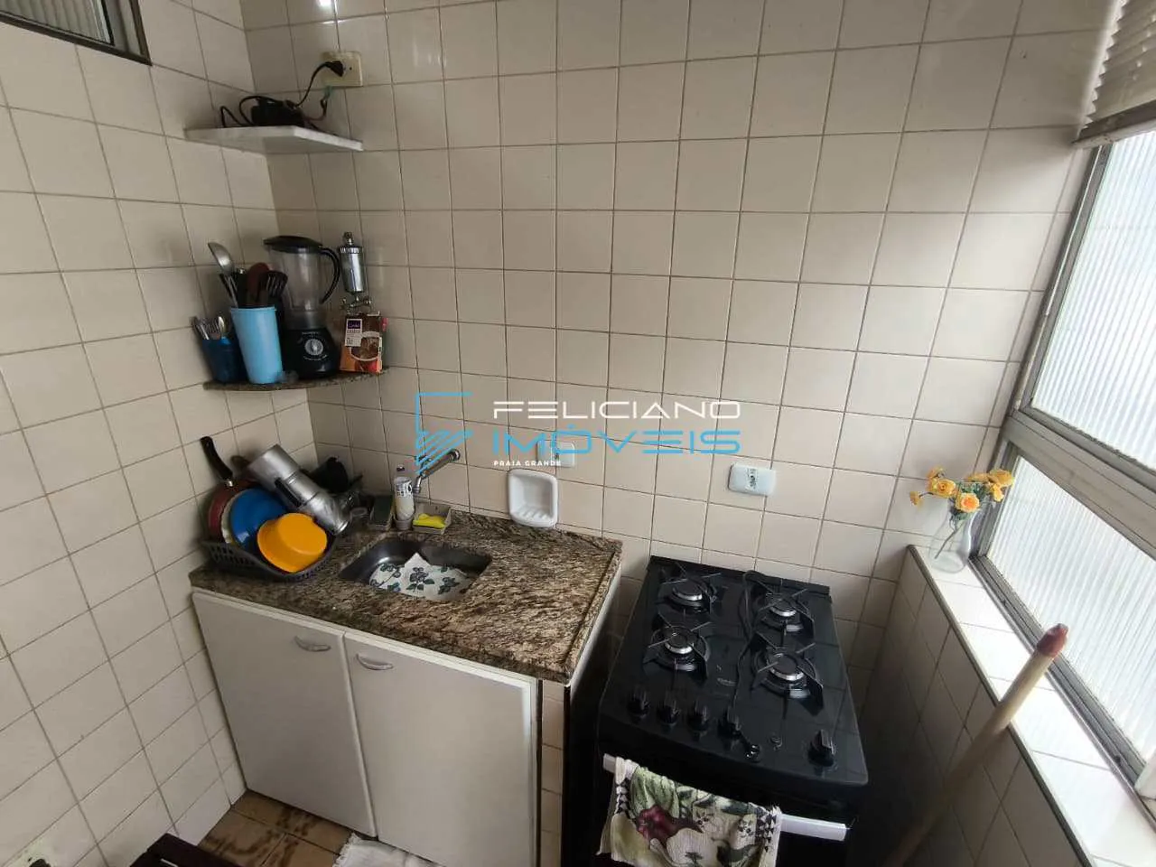 Imagem Kitnet com 1 quarto, Canto do Forte, Praia Grande - R$ 230 mil, Cod: 7341