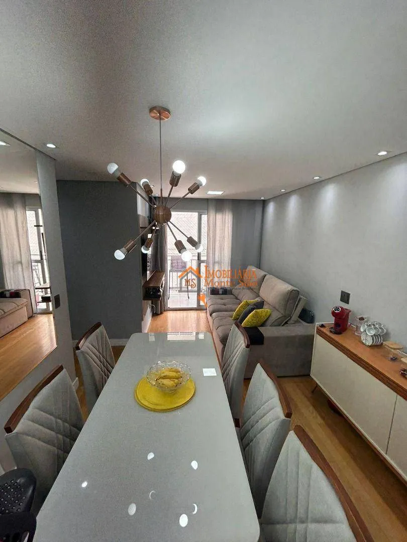 Imagem Apartamento com 3 dormitórios à venda, 62 m² por R$ 415.000,00 - Jardim Bela Vista - Guarulhos/SP