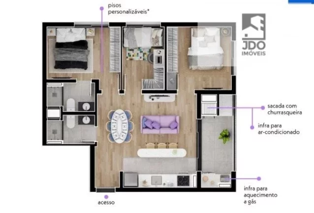 Imagem Apartamento a Venda no bairro Tingui - Curitiba, PR