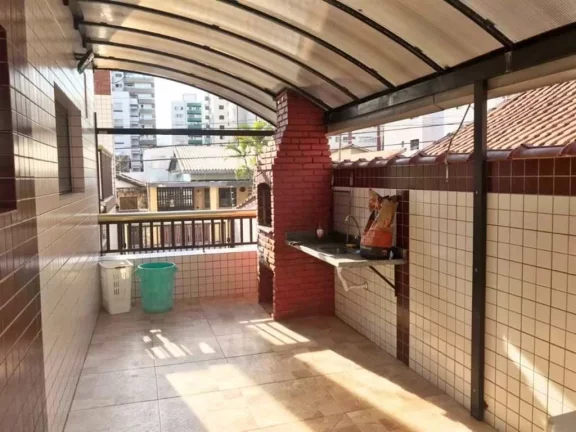 Imagem Cobertura com 3 dorms, Guilhermina, Praia Grande - R$ 600 mil, Cod: 1388