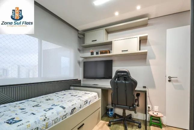 Imagem Apartamento à Venda Em Mirandópolis Com 3 Suítes, Varanda Gourmet e 2 Vagas