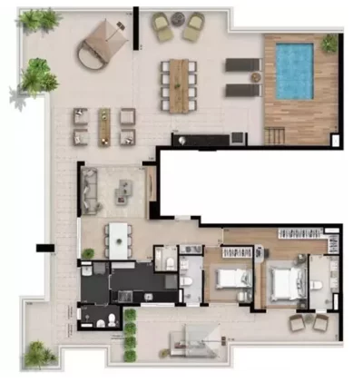 Imagem APARTAMENTO RESIDENCIAL em Rio de Janeiro - RJ, Barra da Tijuca