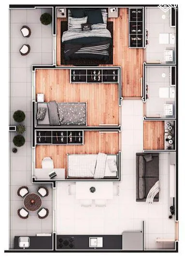 Foto do imóvel Apartamento com 3 Dormitorio(s) localizado(a) em Mogi das Cruzes / Mato Grosso do Sul Ref.:80965342 em Centro, Mogi das Cruzes - Mato Grosso do Sul