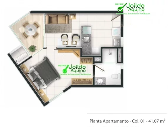 Imagem Apartamentos de 1,2 e 3 quartos, no melhor da Praia de Iracema