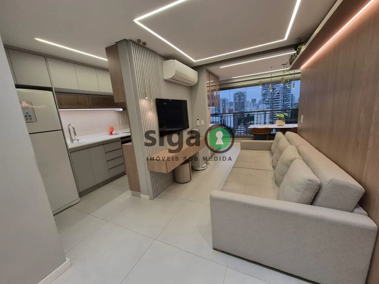 Foto do imóvel Apartamento a venda na Chácara Santo Antônio com 3 quartos, 1 vaga