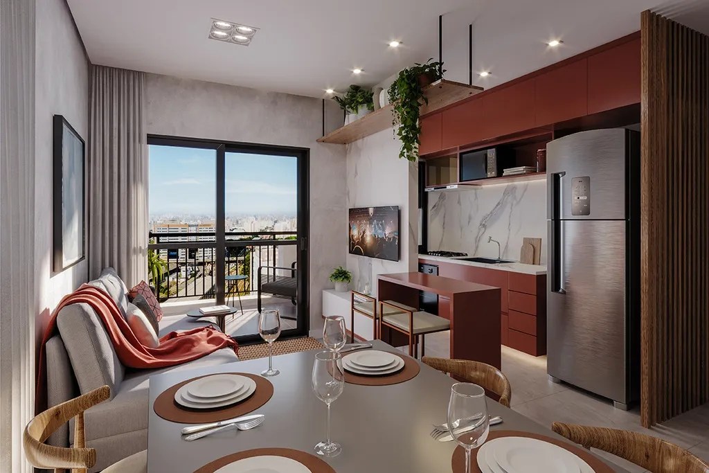 Imagem Conheça o Station Bresser: seu futuro repensado mora aqui. Com apartamentos de 2 dormitórios, com ...