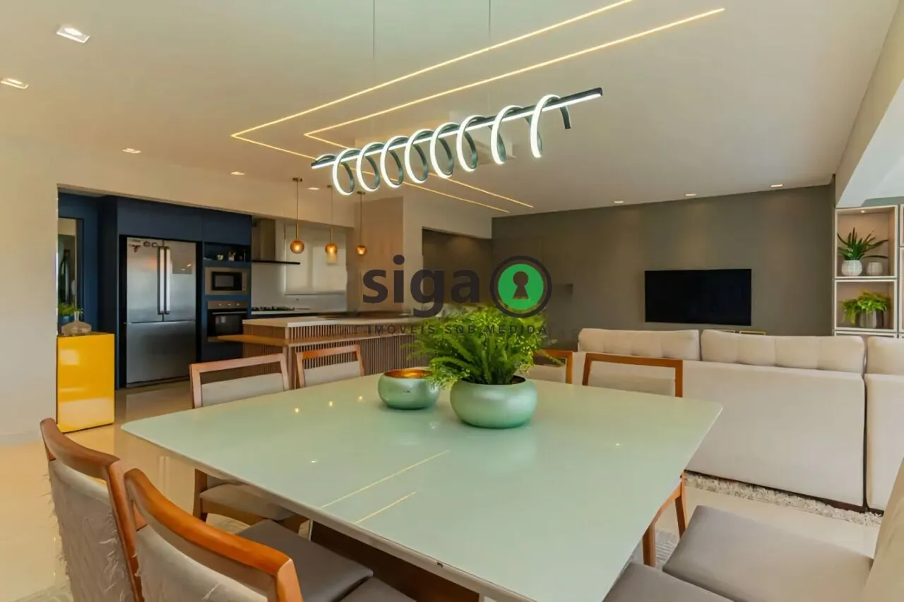 Imagem Apartamento para locação Campo Belo 154m², 3 suítes, reformado, varanda gourmet, vista verde