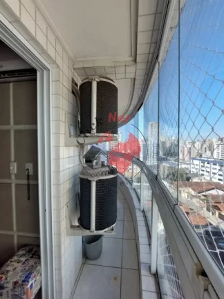 Imagem Apartamento Mobiliado ,65m², 2 dormitórios sendo 1 suíte ,Sacada Grill, 1 vaga. bairro Aviação, Praia Grande