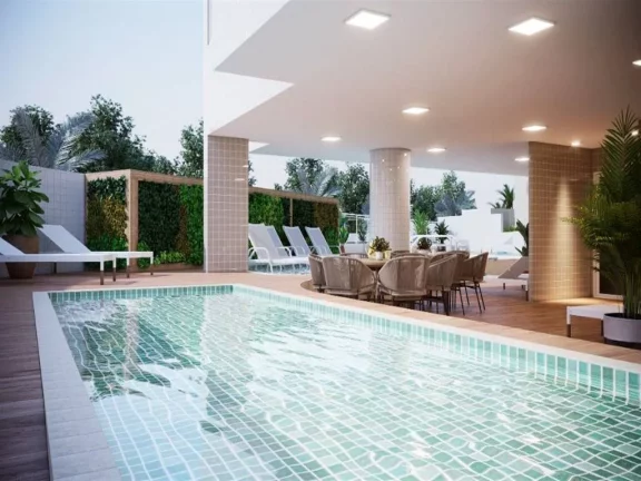Imagem Apartamento com 2 dormitórios à venda, 76 m² por R$ 364.300,00 - Mirim - Praia Grande/SP